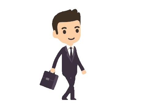 a Businessman walking animation
