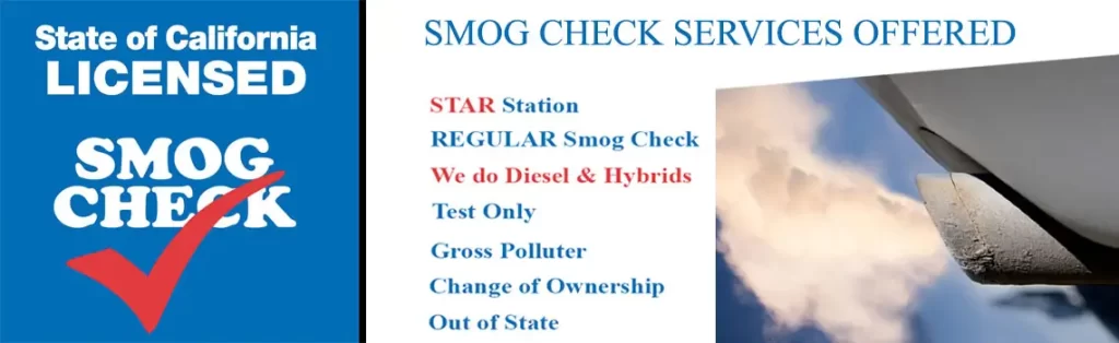 Smog Check Services Offered  Banner